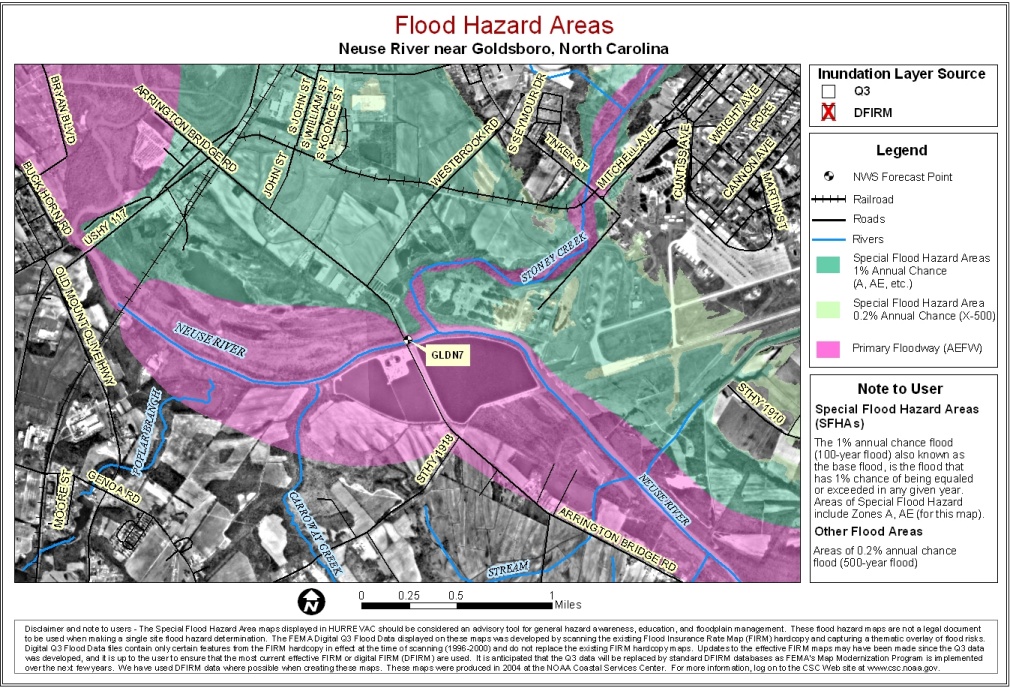 Hillsborough Evacuation Map