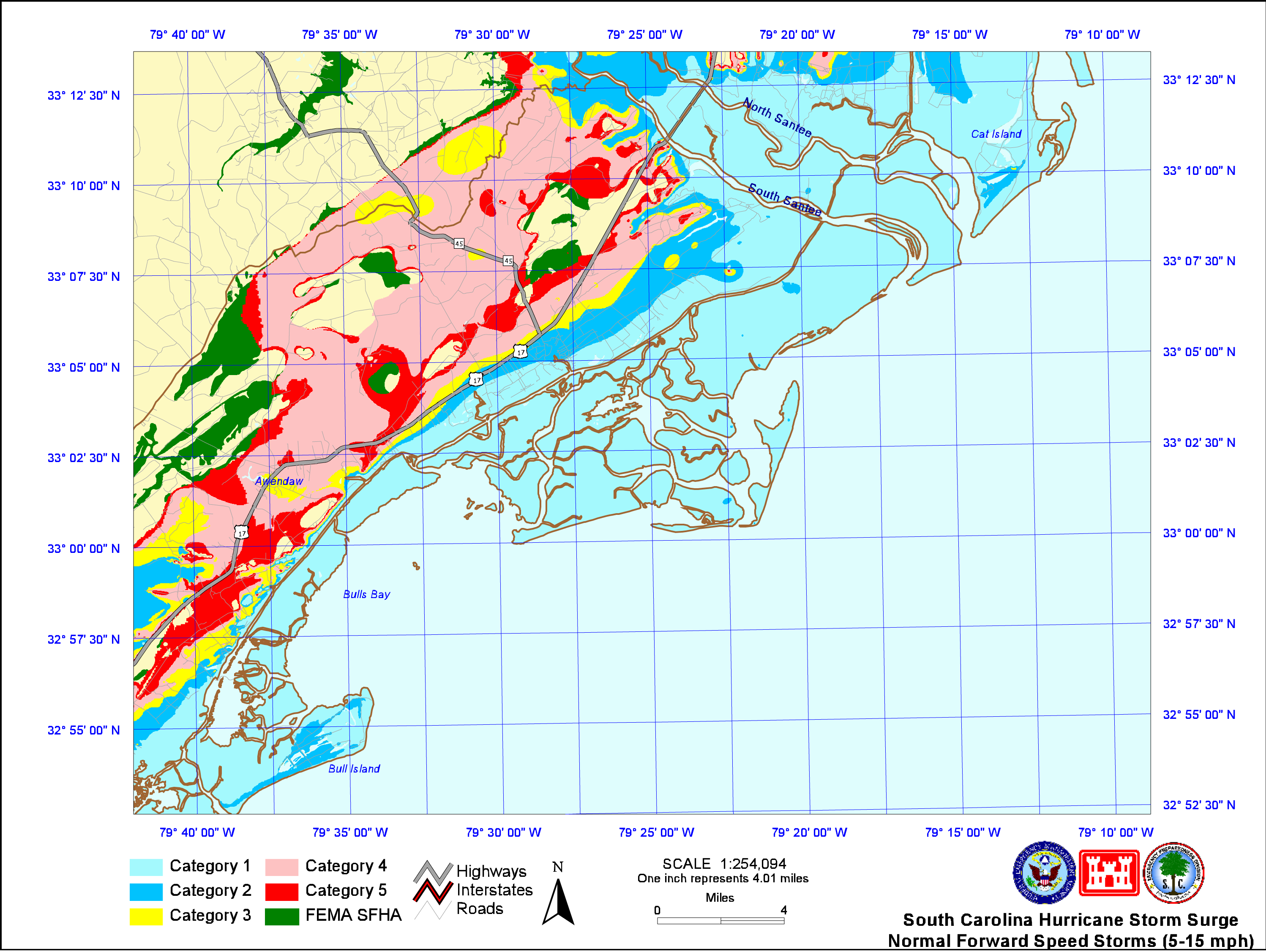 Charleston Sc Storm Surge Map.