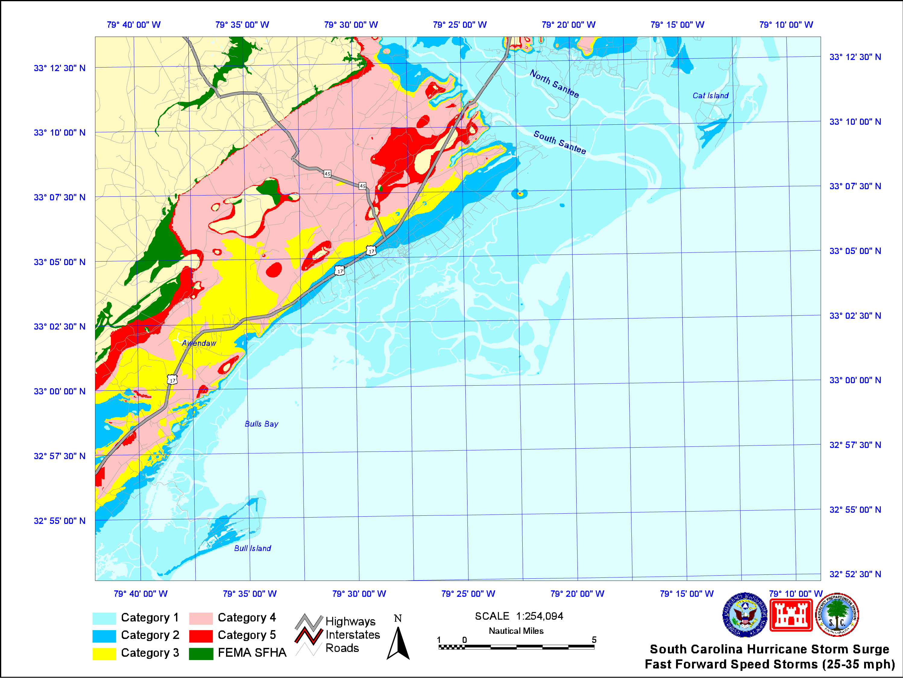 Horry County Storm Surge Map.